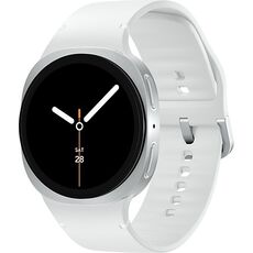 Galaxy Watch8 | 40 мм | 4G LTE | Silver | Sport/White | M/L, Размер: 40 мм, Цвет: Silver, Тип ремешка: Sport, Цвет ремешка: White, Размер ремешка: M/L, Подключение часов: Bluetooth / Wi-Fi + 4G LTE